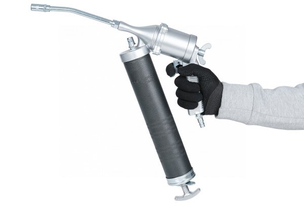 Шприц плунжерный пневматический с поворотом рукоятки, 400 мл, с насадками в кейсе no3404