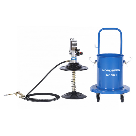 Установка пневматическая для раздачи густой смазки с баком, 20 л no5021