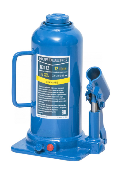 Домкрат бутылочный, 12 т n3112