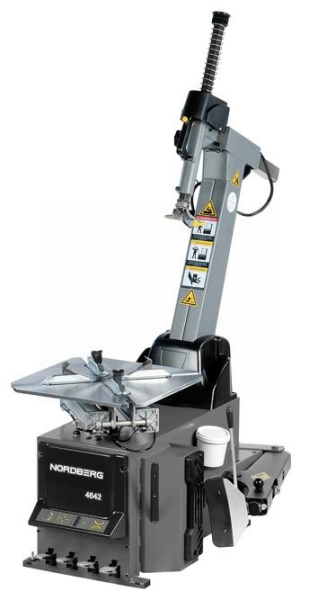 Станок шиномонтажный автомат, двухскоростной, 380 В, серый 4642