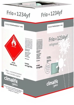 Фреон (хладон) HFO1234yf, одноразовый баллон 6,5 кг, Galco-Climalife (Бельгия), арт. Frio+ R-1234yf