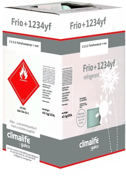 Фреон (хладон) HFO1234yf, одноразовый баллон 6,5 кг, Galco-Climalife (Бельгия), арт. Frio+ R-1234yf