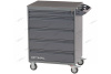 Тележка инструментальная, 5 выдвижных ящиков nt215 7012/7015