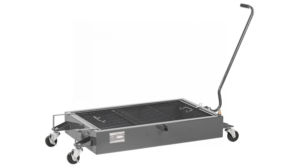 Емкость для сбора масла на колесах, 58 л, серая no2358(g)