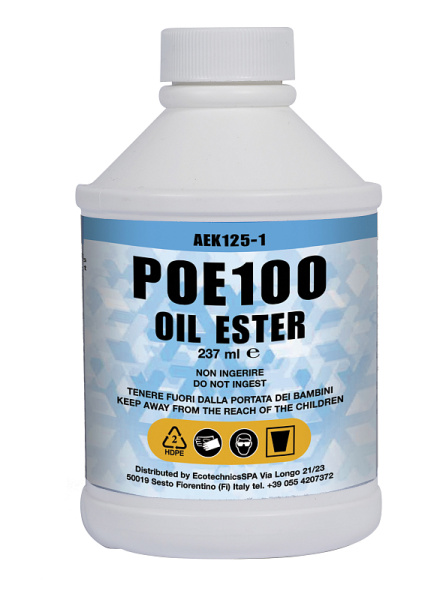 Масло для A/C POE 237 куб.см, ECOTECHNICS, AEK125-1-6 137590