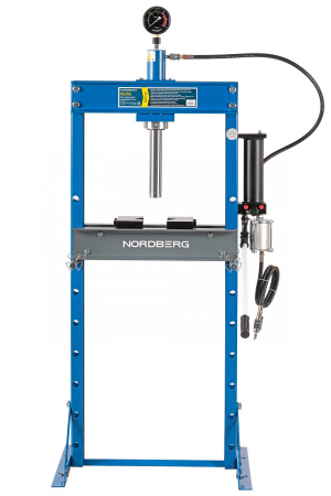Пресс гидравлический, 20 т, ручной и пневмопривод n3620al