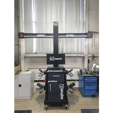 Стенд сход-развал 3D, 2 камеры х5Мп, электр. лифт, захваты 12”-24”, компакт. антиблик.,Eqtree™, PL-V3D-Lift 206750