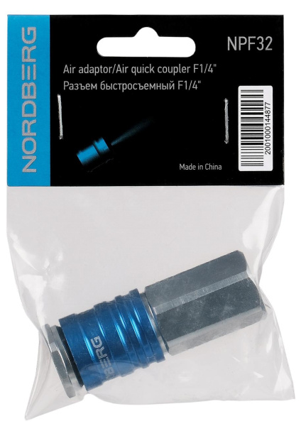 Разъем быстросъемный - резьба F1/4inch (Дюйм) npf32