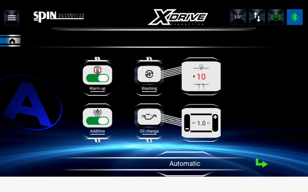 ATF X-DRIVEустановка автоматическая для замены жидкости в АКПП всех типов, оснащена планшетным компьютером 10inch (Дюйм) и принтером, доступ к онлайн БД на 12 мес.