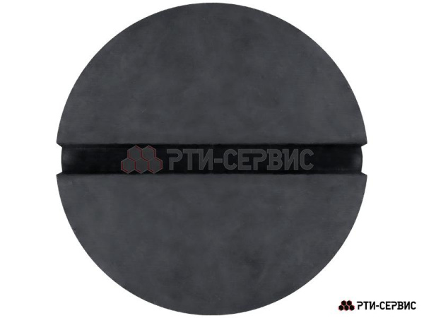 Накладка резиновая с пазом на домкрат подкатной ø81 h36 1073