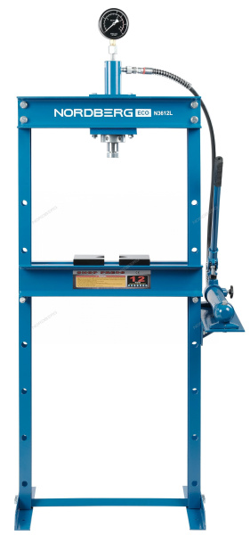 Гидравлический пресс, 12 т, разборная рама n3612l