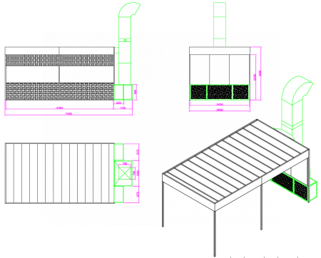 Пост подготовки к окраске с колоннами nordberg nb100b