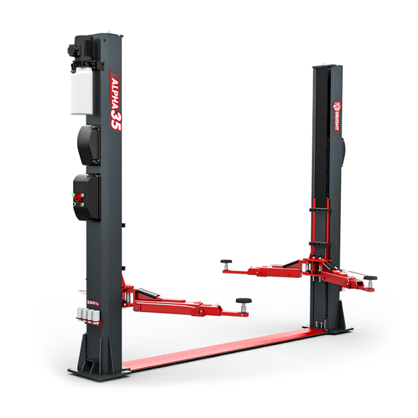 Подъемник двухстоечный электрогидравлический 3,5т, BRIGHT, ALPHA 35 197831