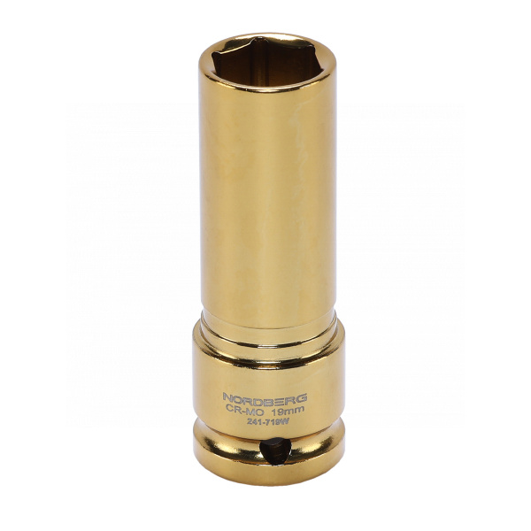 Головка торцевая ударная глубокая тонкостенная 1/2inch (Дюйм), 19 мм 241-719w