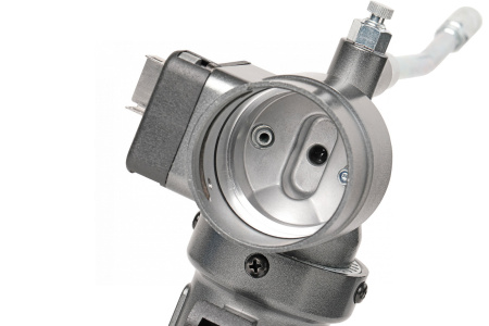 Шприц плунжерный пневматический для густой смазки с быстросъёмным соединением головки на тубу и поворотом рукоятки, 400 мл no3402