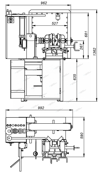 Стенд для правки автомобильных дисков автоформат 601у