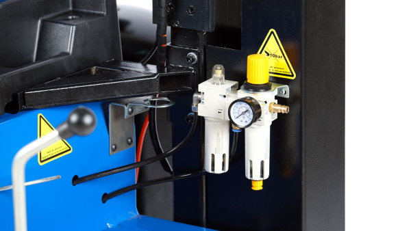 Станок шиномонтажный автомат, двухскоростной, взрывная накачка, 380 В, синий + inch (Дюйм)Третья рукаinch (Дюйм) 46HR44 4644+46hr44
