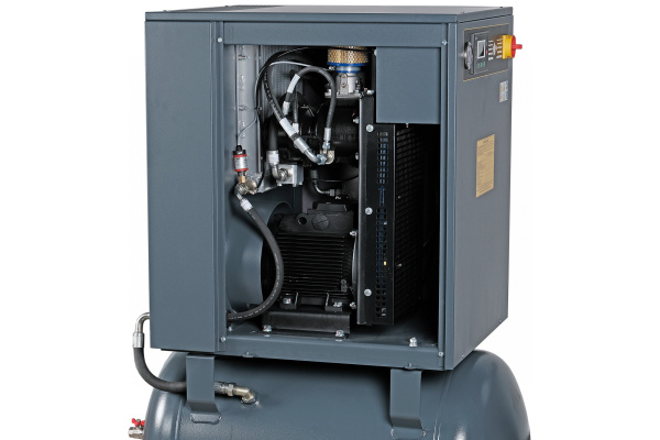 Компрессор винтовой, 7,5 кВт, 10 бар, 1000 л/мин, ресивер 270 л ncs270/1000-10