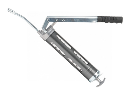 Шприц двухплунжерный для густой смазки с окнами в тубе, 400 мл no2406