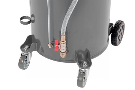 Установка для сбора масла пневматическая, 65 л, серая 2379-cvg