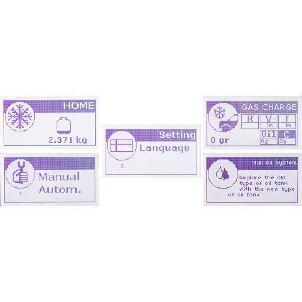 Оборудование для замены хладагента R134 в автоматическом режиме Spin Handy Evo, баллон 10 л, насос 72 л/мин, фреон R134а, дисплей 3,5″, русифицированное ПО, система BST, 2 емкости, база данных, USB