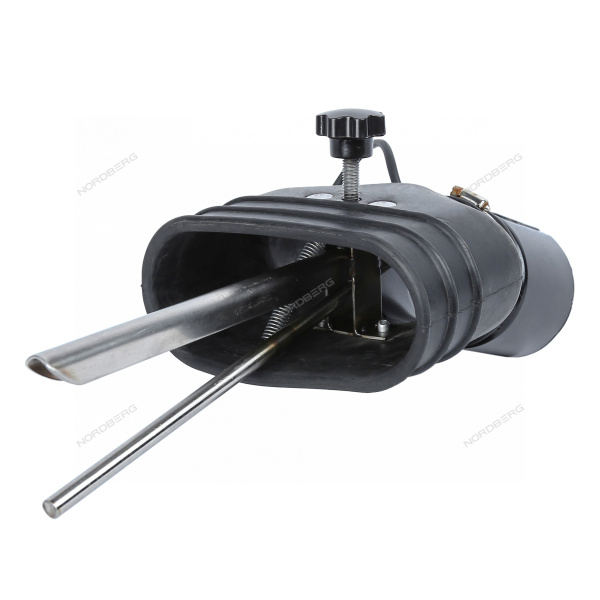 Насадка резиновая овальная с внутр. фикс. на шланг D=90мм nordberg an090dp