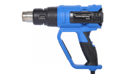 Фен с ЖК-экраном, 6 насадок, в кейсе, 50-650 °С, 2000 Вт ne720