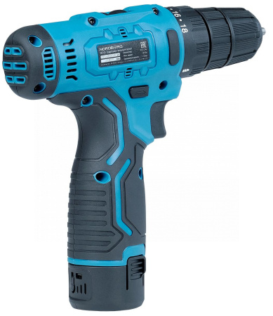 Шуруповерт аккумуляторный, макс. Ø сверла 10 мм, 12 В, 30 Нм, с 1 аккумулятором и зарядным устройством ne103k