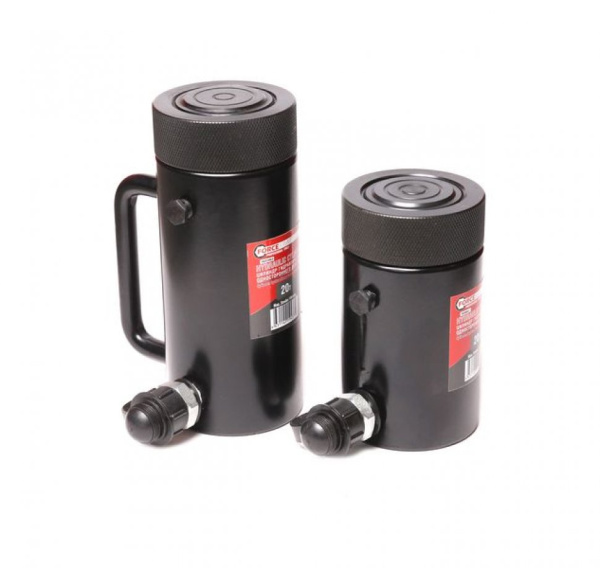 Цилиндр гидравлический с резьбовым штоком и гайкой для механической фиксации 20т (ход штока-150мм,Ø штока-60мм,общий Ø-83мм, L-248мм, 700bar) fk-yg20150ls