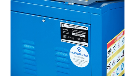 Подъемник ножничный для сход-развала 5,5 т, 380 В, 2 уровня, синий n635-5,5b_380_h