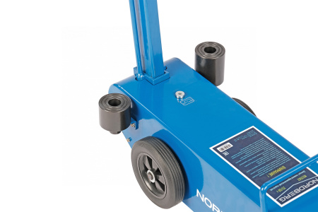 Домкрат пневмогидравлический подкатной двухштоковый, 25/50 т n33502