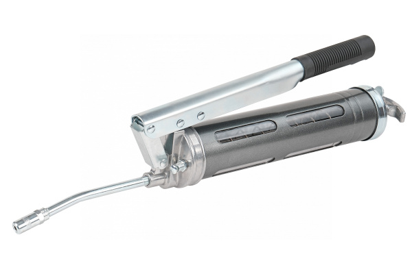 Шприц двухплунжерный для густой смазки с окнами в тубе, 400 мл no2406