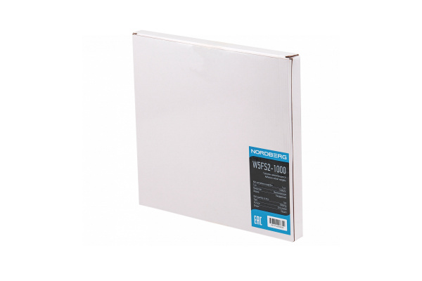 Грузики самоклеящиеся (1000х5 г) Fe квадратные на бобине w5fs2-1000