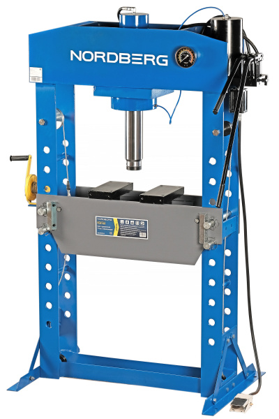 Пресс гидравлический, 75 т, пневмоуправление n3676a