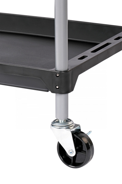 Тележка инструментальная, 3 пластиковые полки t12