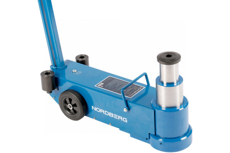 Домкрат пневмогидравлический подкатной двухштоковый, 25/50 т n33502