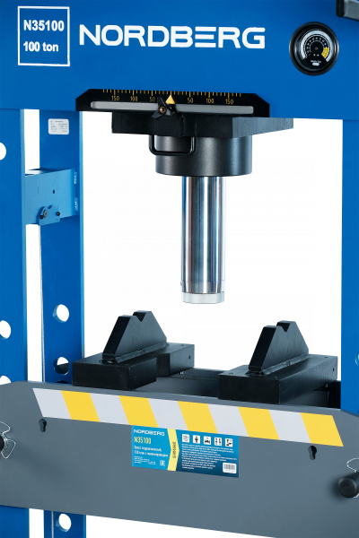 Пресс гидравлический, 100 т, пневмопривод n35100