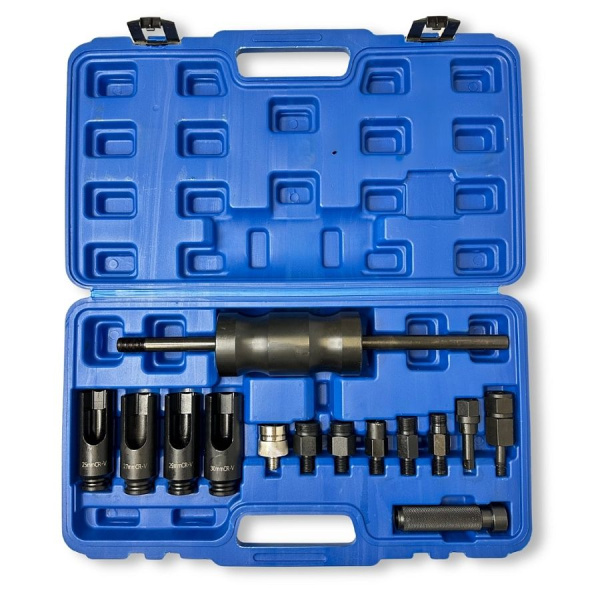 Съемник дизельных форсунок. Набор 14 прердметов. СТАНКОИМПОРТ ST280 st280