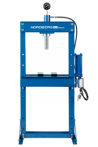 Пресс гидравлический 30 т, разборная рама, пневмопривод n3631al