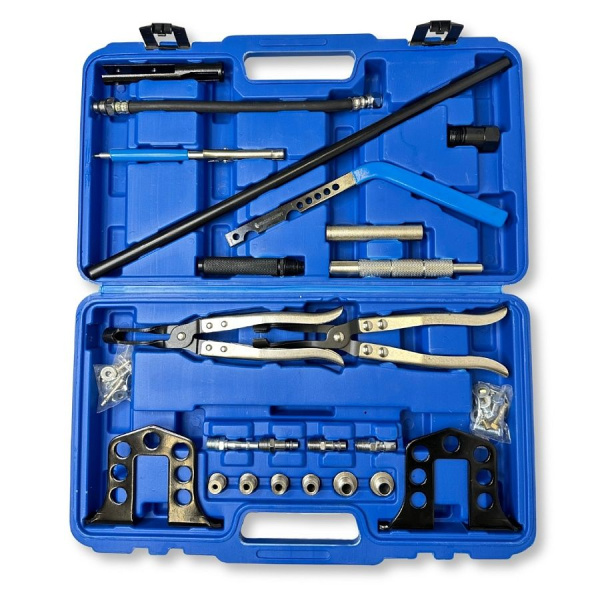 ST278 Рассухариватель клапанов универсальный с набором дополнительных приспособлений. st278