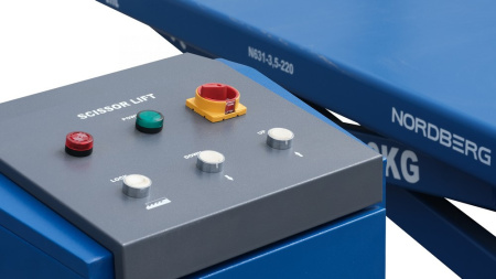 Подъемник ножничный 3,5 т, с встроенными адаптерами для SUV авто, 380 В, синий n631-3,5b_380