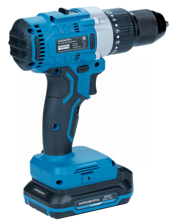 Шуруповерт аккумуляторный макс. Ø сверла 13 мм, 20 В, 80 Нм, с 2 аккумуляторами и зарядным устройством ne108k