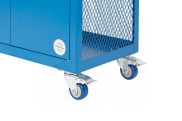 Тележка инструментальная, 3 полки с дверцами t2n