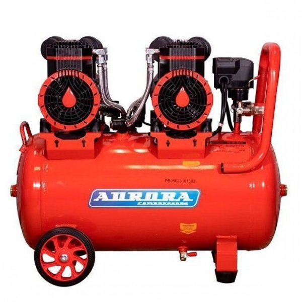 Компрессор PASSAT-50 BLACK тихий, без масл. 2 режима работы (45л, 500л/мин, 2.9кВт) 31401