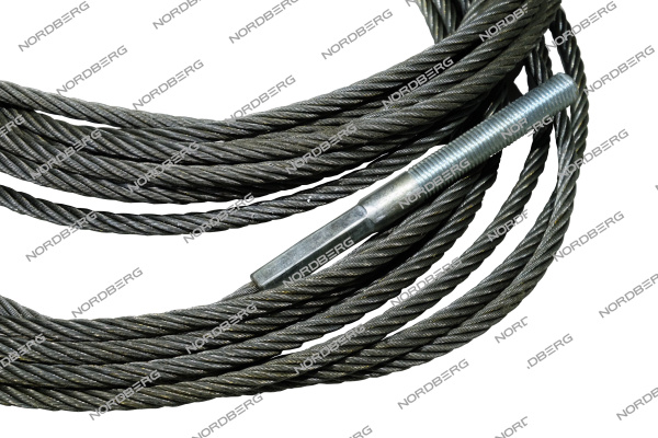 Трос для подъемника NORDBERG N4122HE-6B (4,8 м) (комплект 2 шт.) (L 13010 мм) n4122h-6t#l-rope