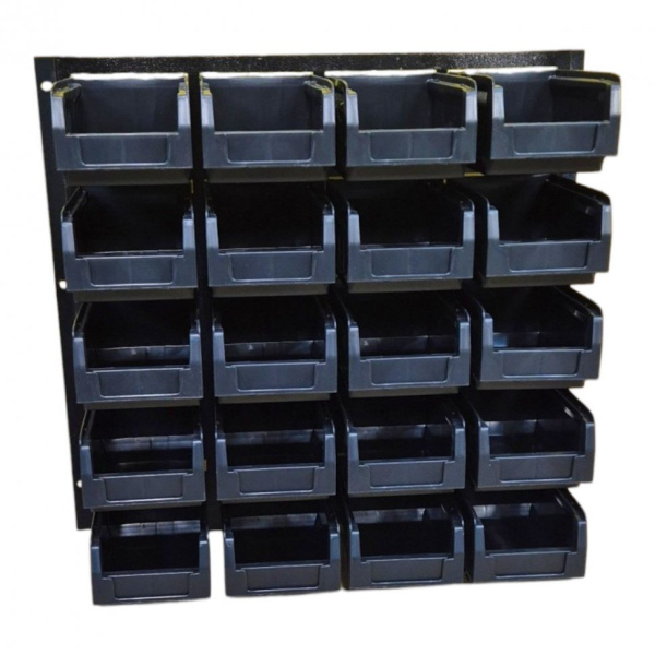 Держатель GAROPT для лотков 20шт (лотки в комплекте), крепление на стену или перфорированную панель gtppd9