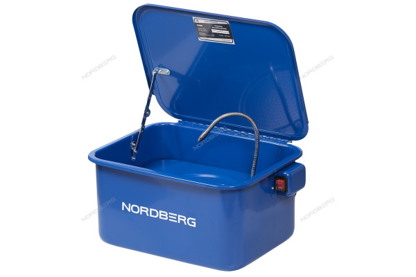 Установка для мойки деталей с электрическим насосом, объем 19 л nordberg nw20