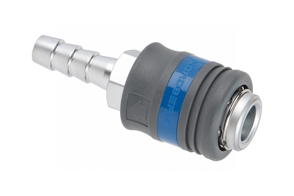 Разъем inch (Дюйм)мамаinch (Дюйм) быстросъемный - елочка Ø 10 мм, с пластиковой муфтой npf10p