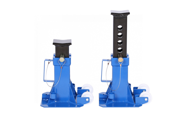 Подставка страховочная c колесами для перемещения, 12 т (комплект 2 шт.) n3012w