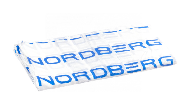 Пакеты для шин ПНД 110х110 см, 15 мкм, белые с логотипом NORDBERG, 100 шт. ntsb1115w